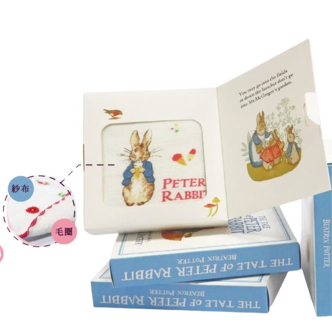 紗布方巾故事書禮盒台灣製 紗布方巾禮盒