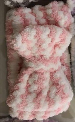 可愛蝴蝶結造形條紋髮束