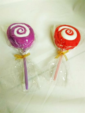 可愛實用棒棒糖毛巾