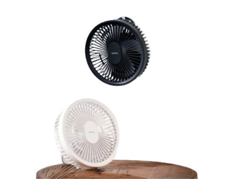 戶外休閒LED燈吊扇 無線遙控 摺疊收納扇 吊掛桌立式風扇