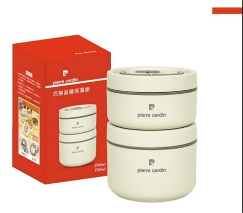 皮爾卡登保溫飯盒組 歐式真空悶燒罐 保溫組
