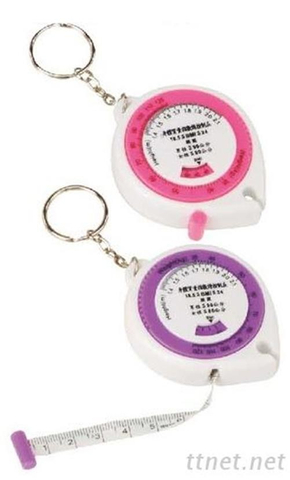隨身捲尺鑰匙圈, BMI指數, 工具組